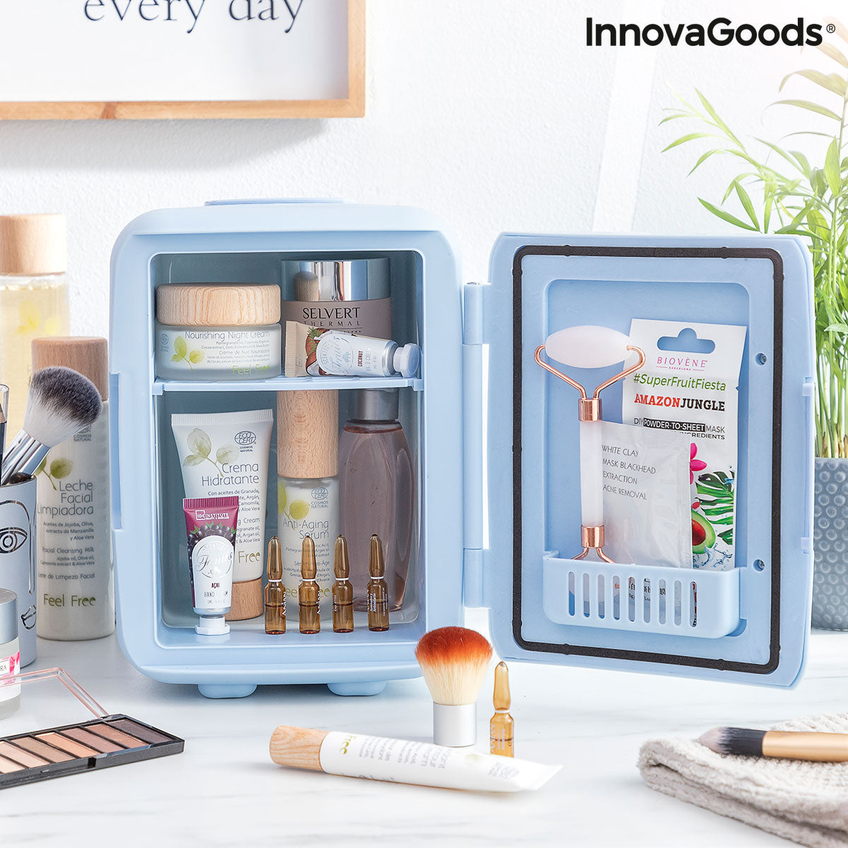 Mini Nevera para Cosméticos