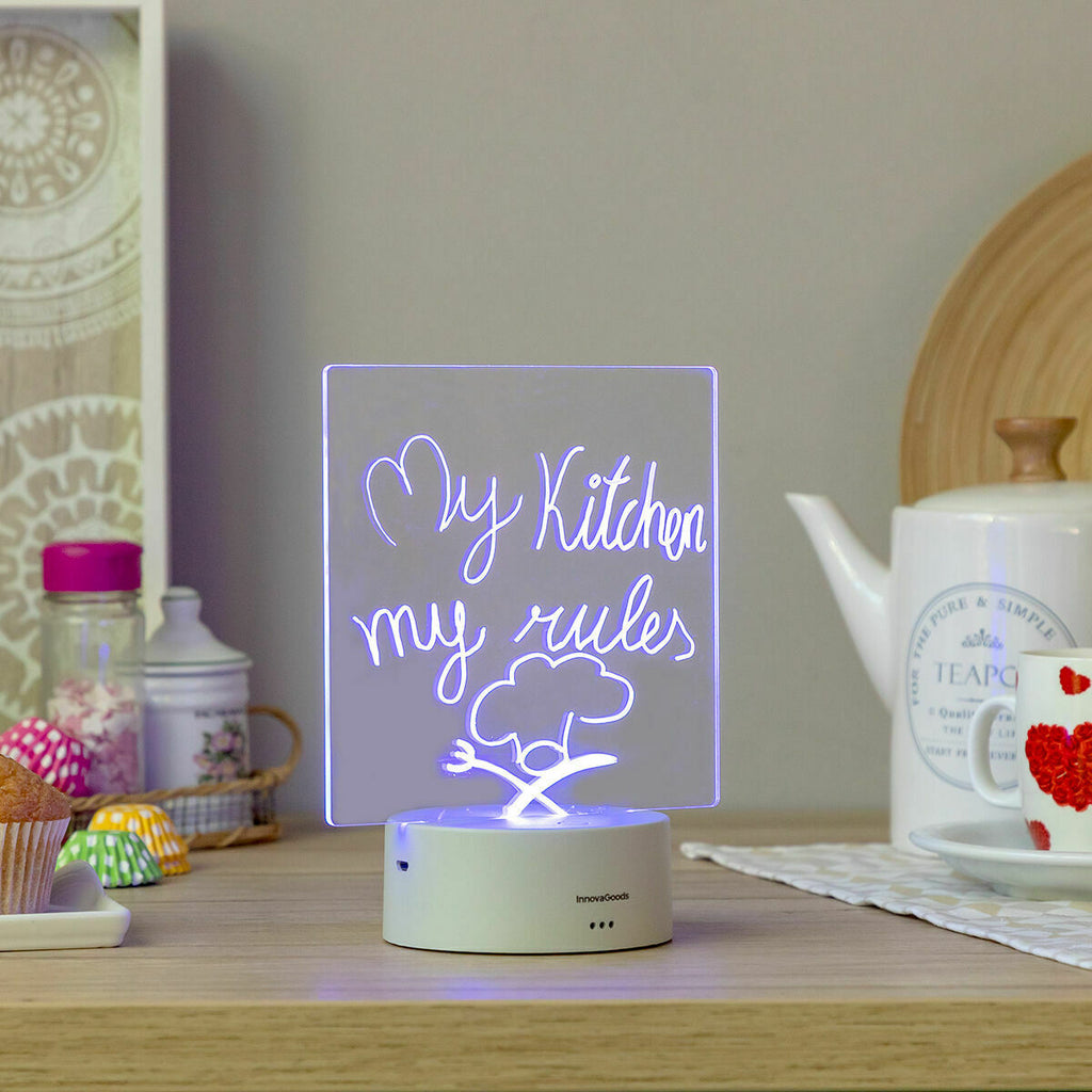 Pizarra LED Neón para Mensajes