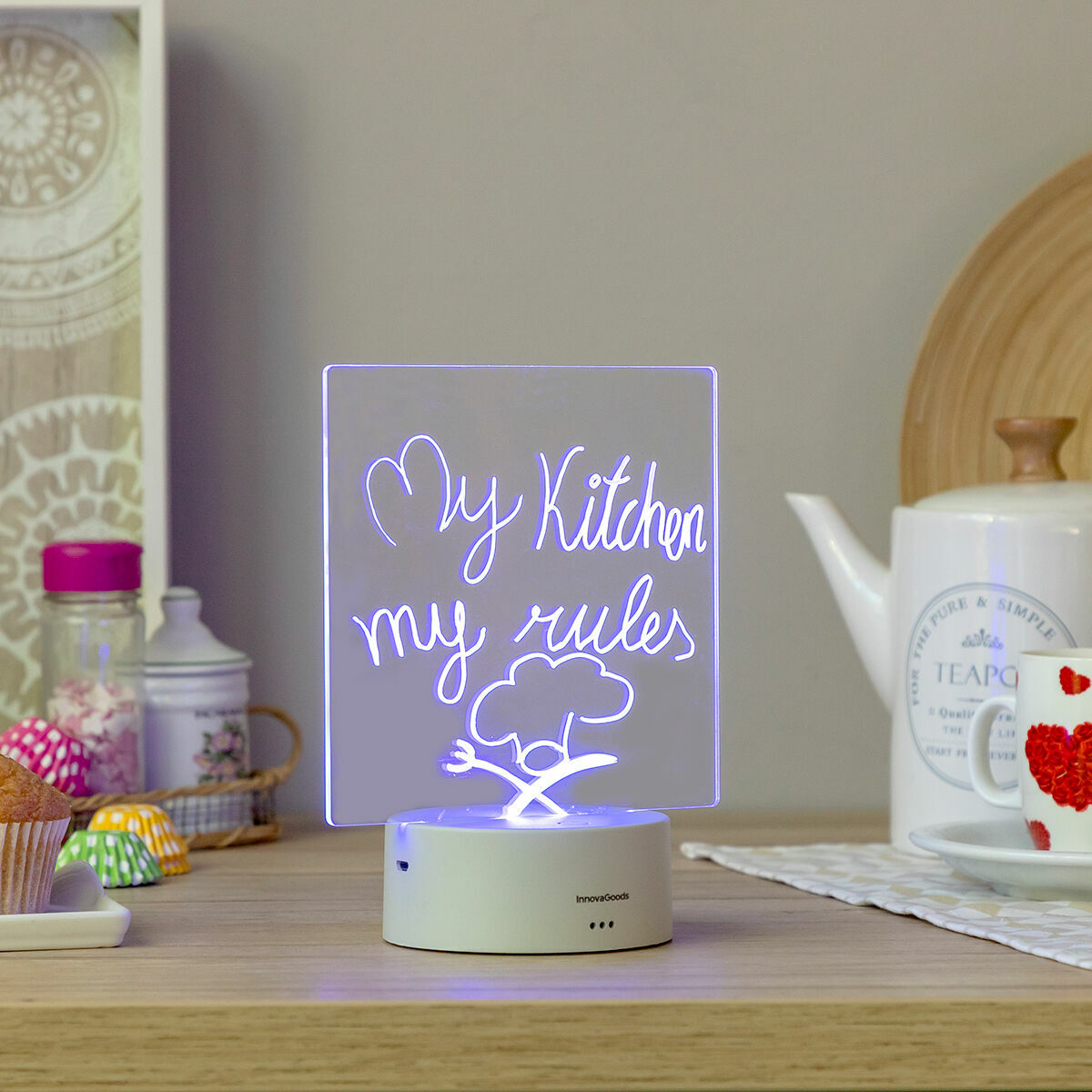 Pizarra LED Neón para Mensajes