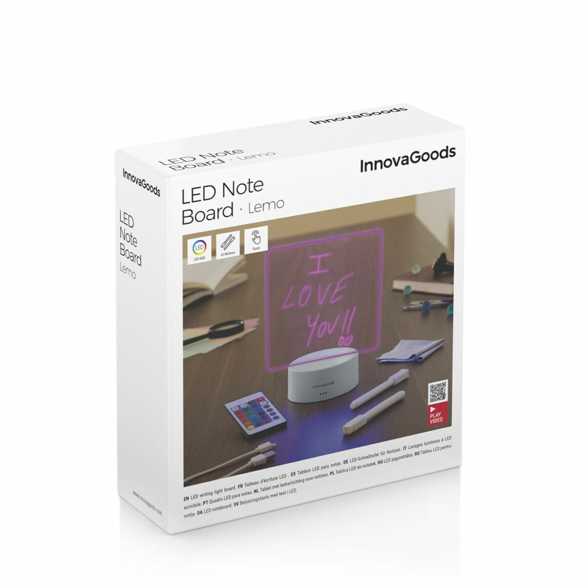Pizarra LED Neón para Mensajes