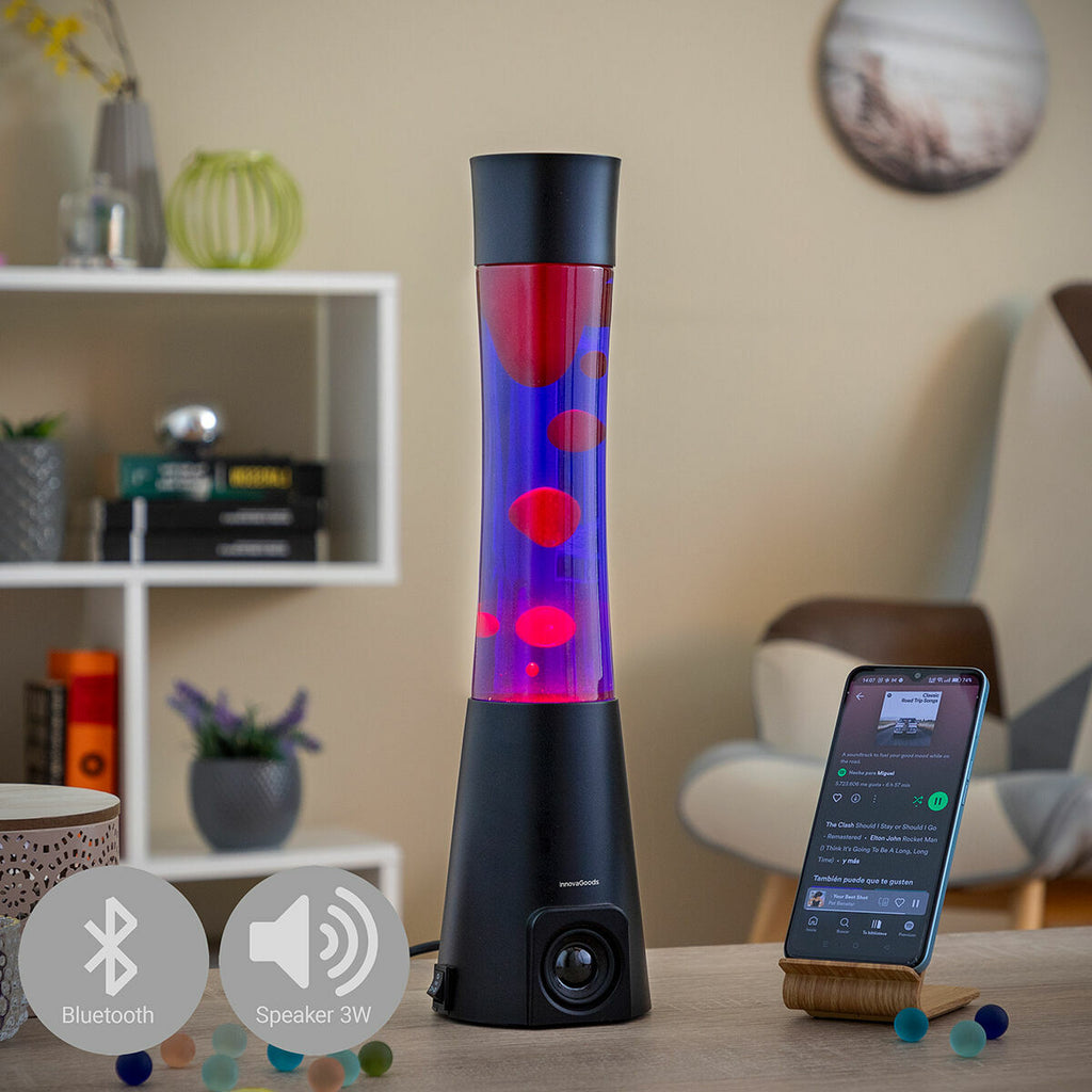 Lámpara de Lava con Altavoz Bluetooth