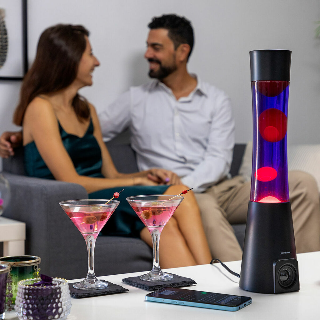 Lámpara de Lava con Altavoz Bluetooth