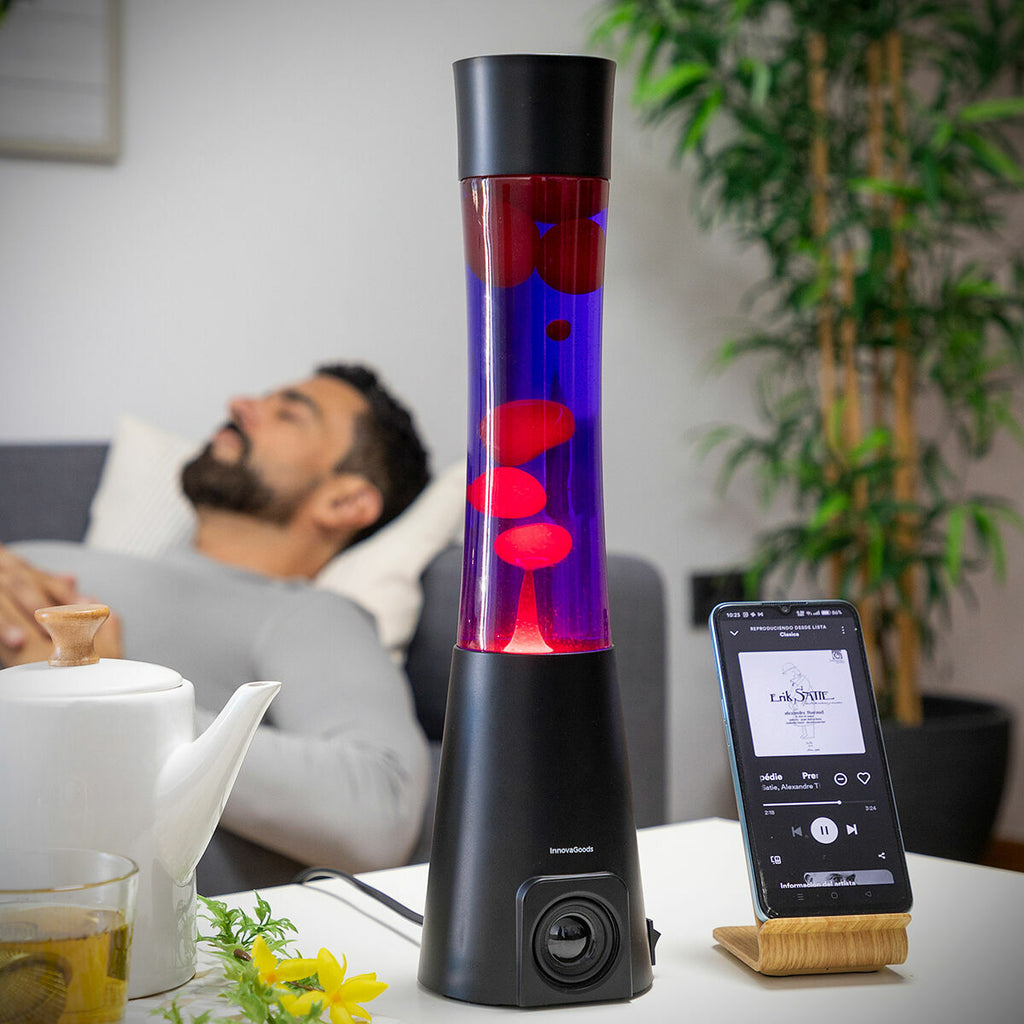 Lámpara de Lava con Altavoz Bluetooth