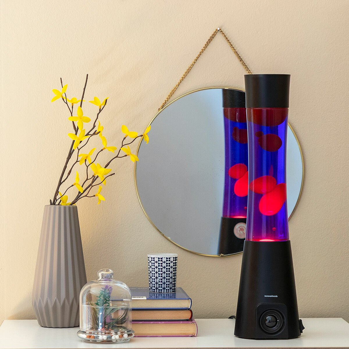 Lámpara de Lava con Altavoz Bluetooth