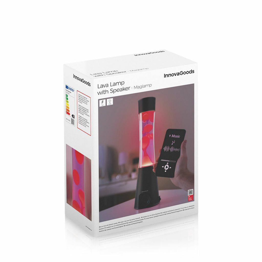 Lámpara de Lava con Altavoz Bluetooth