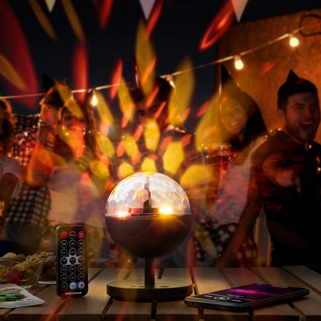 Bola Disco LED con Altavoz Bluetooth
