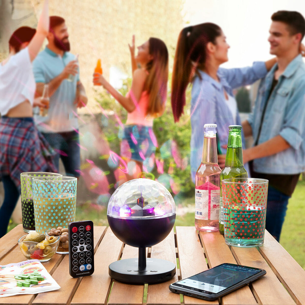 Bola Disco LED con Altavoz Bluetooth