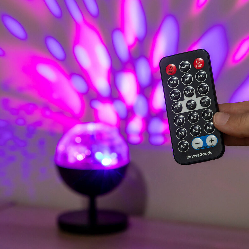 Bola Disco LED con Altavoz Bluetooth
