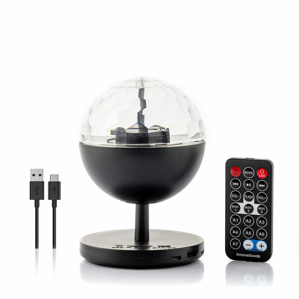 Bola Disco LED con Altavoz Bluetooth