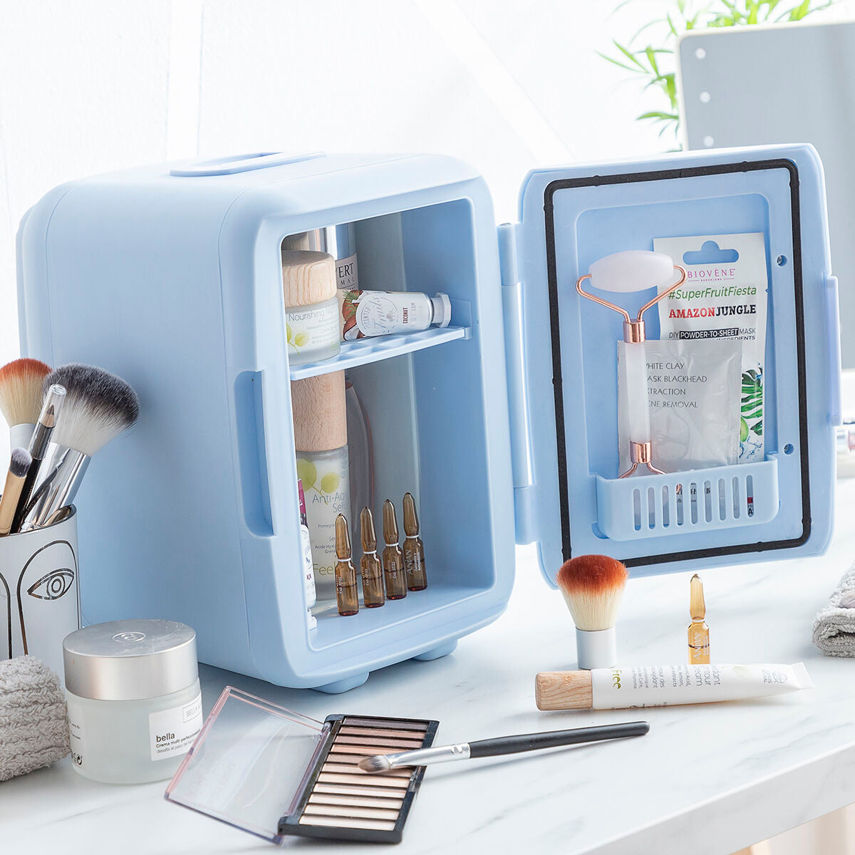 Mini Nevera para Cosméticos