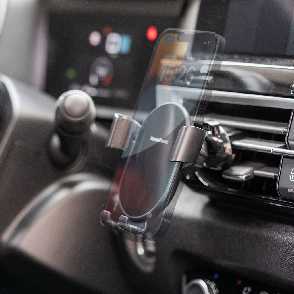 Soporte Móvil para Coche con Carga Inalámbrica