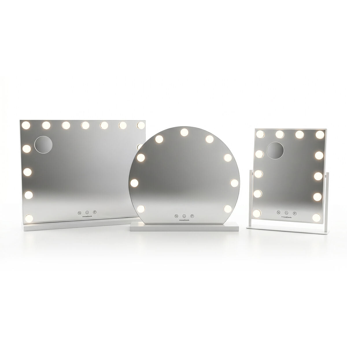 Espejo Hollywood con 12 Luces LED
