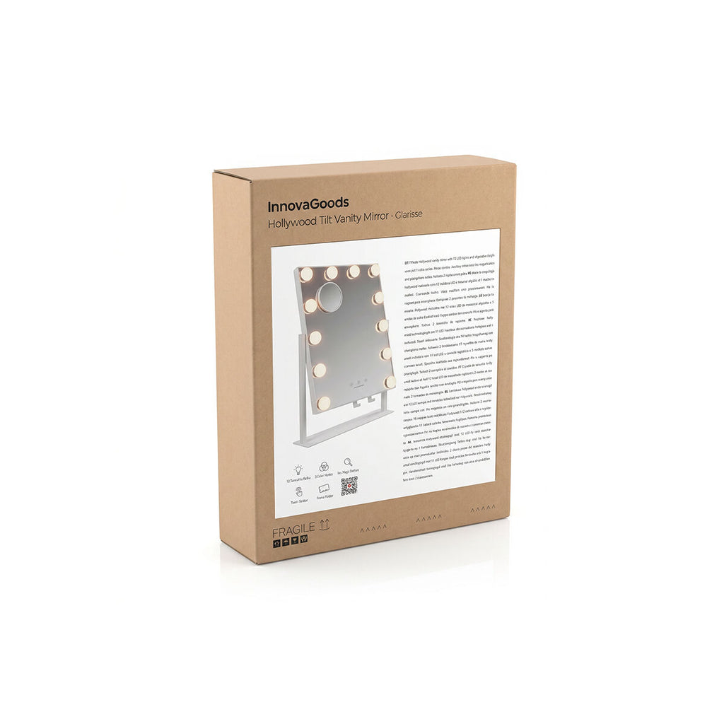 Espejo Hollywood con 12 Luces LED